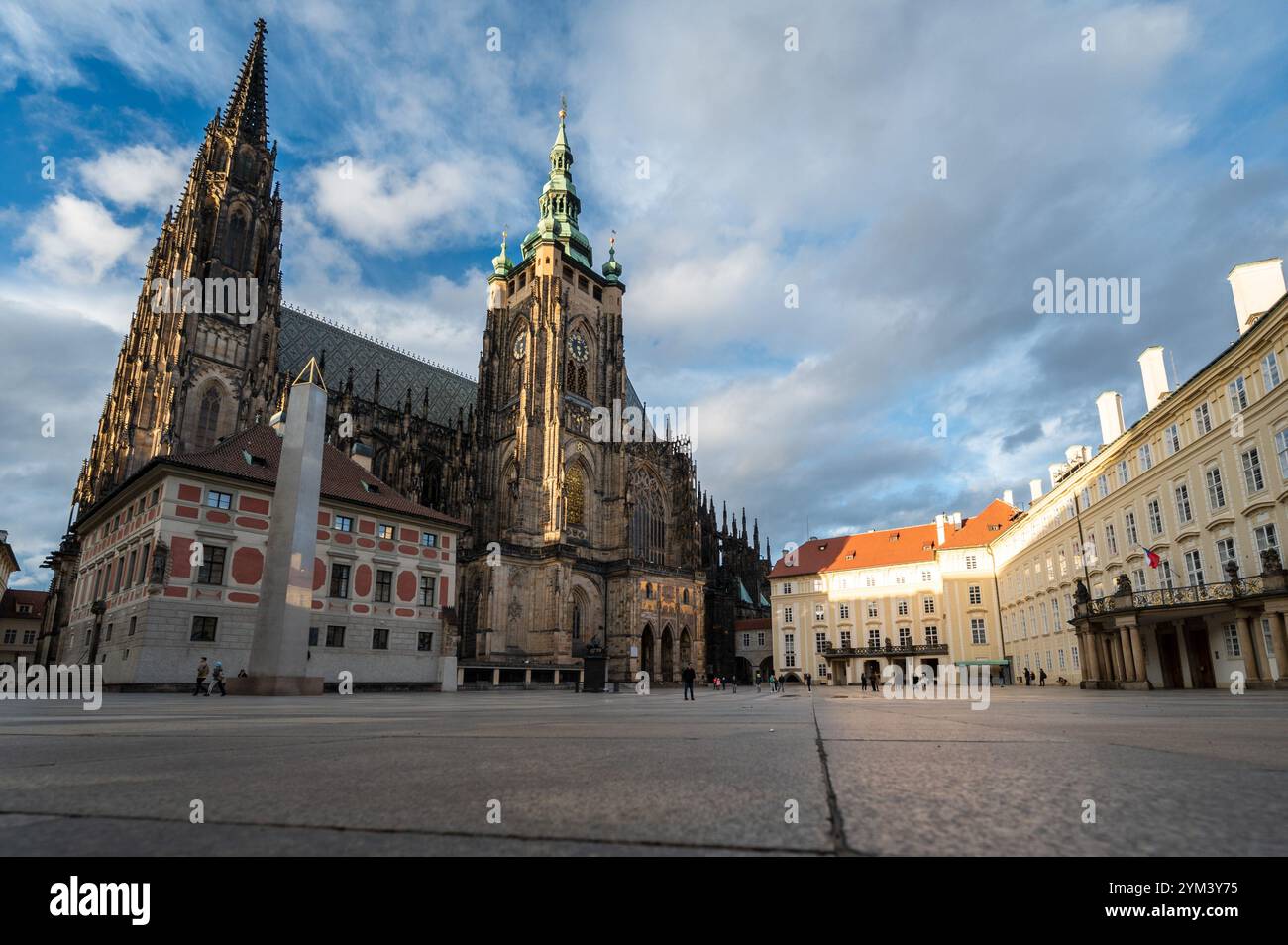 Cattedrale di Sant Vito a Praga, Cechia Foto Stock