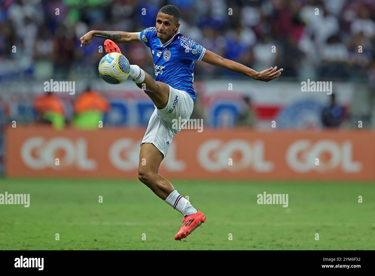 Salvador, Brasile. 20 novembre 2024. Luciano Juba di Bahia, durante la partita tra Bahia e Palmeiras, per la serie A 2024 brasiliana, all'Arena fonte Nova Stadium, a Salvador il 20 novembre 2024. Foto: Heuler Andrey/DiaEsportivo/Alamy Live News crediti: DiaEsportivo/Alamy Live News Foto Stock