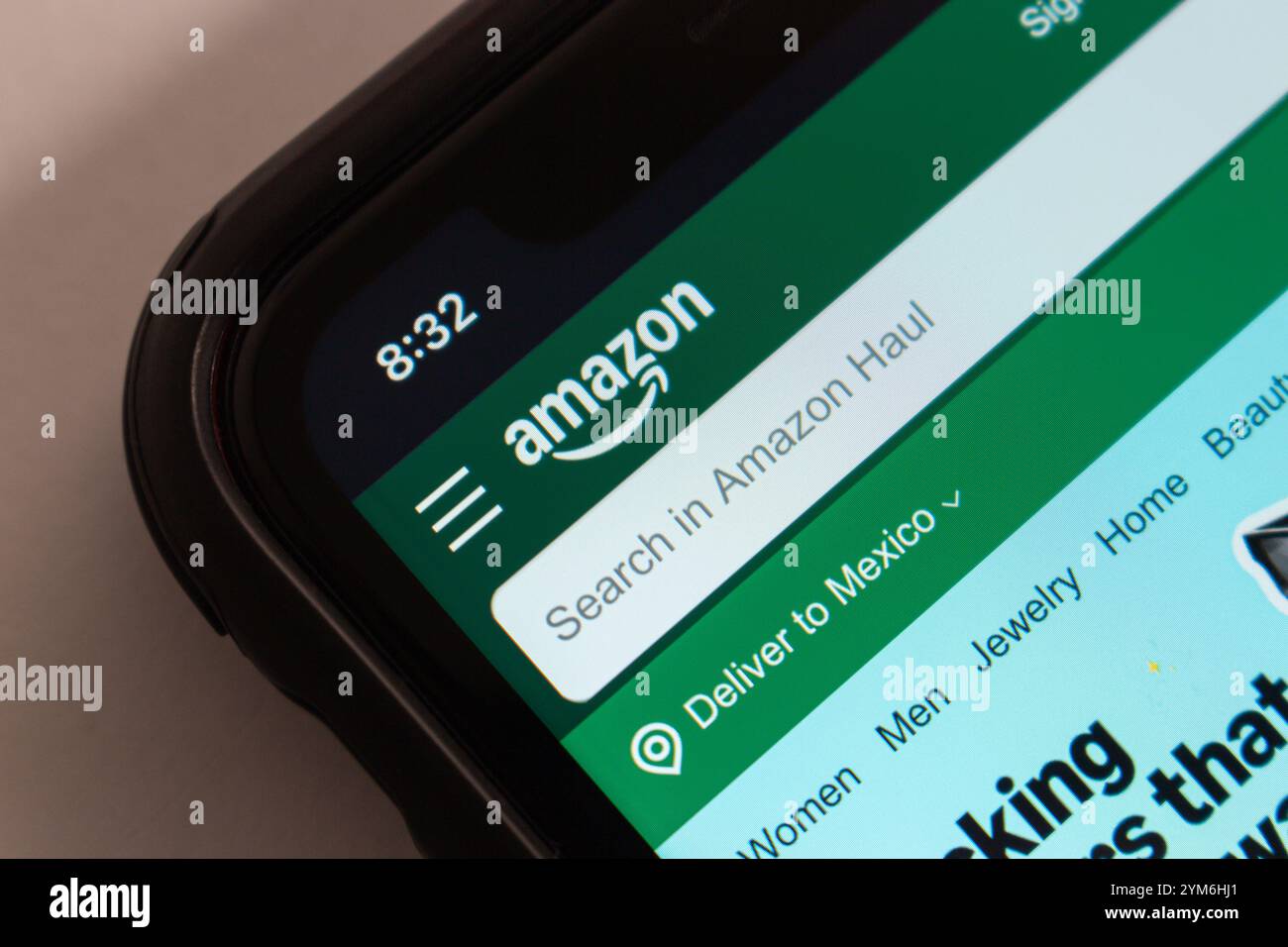 Sito Web Amazon Haul. Amazon Haul è la nuova linea di prodotti di Amazon a basso costo, con un prezzo di 20 $ o inferiore per varie categorie Foto Stock