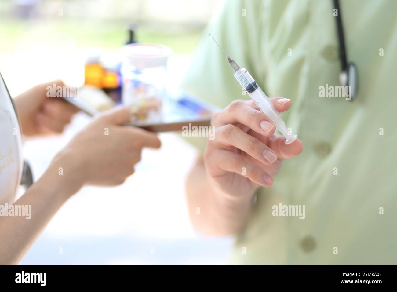 Immagini mediche Foto Stock