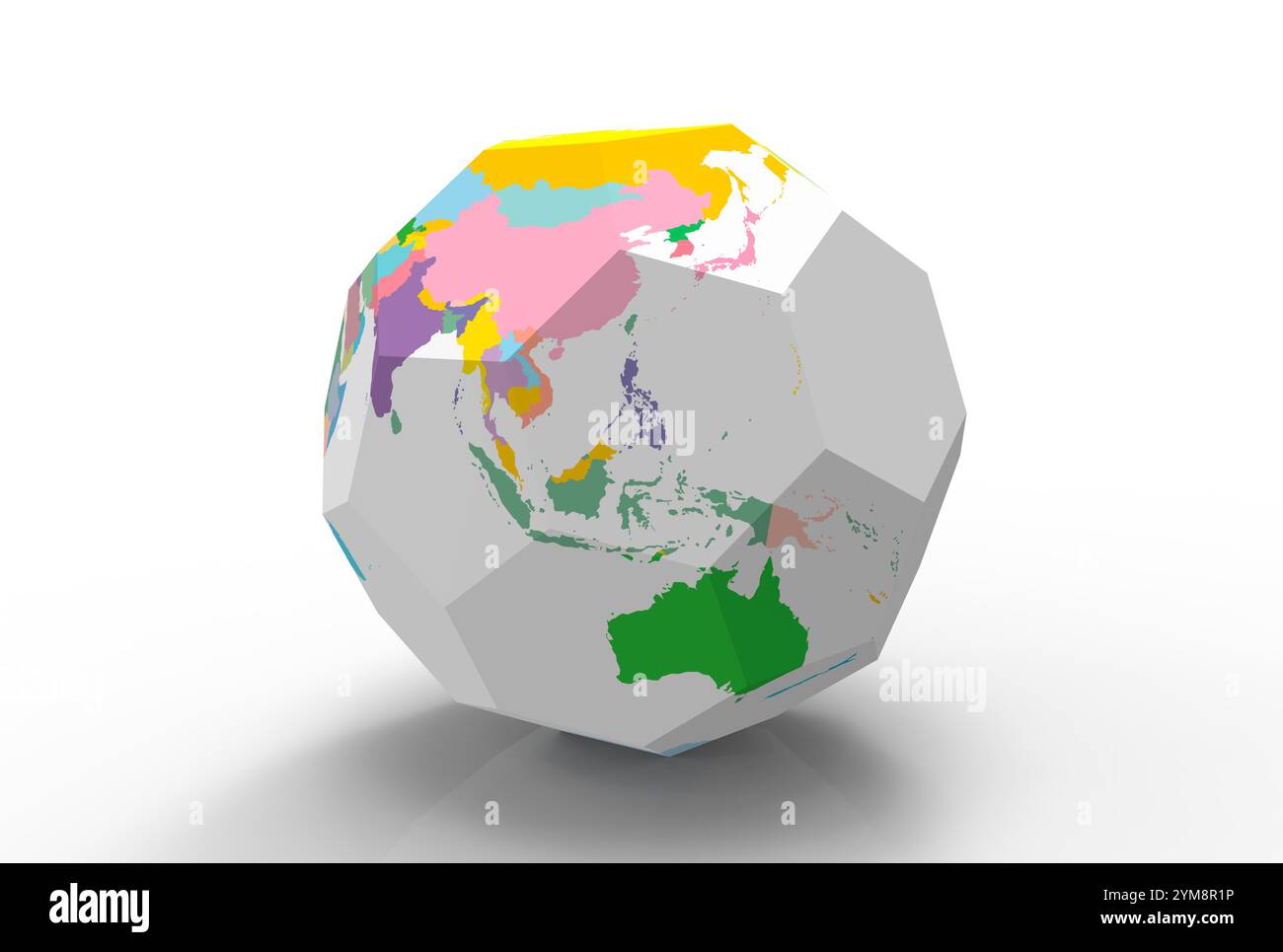 Globo di cubo Foto Stock Globo di cubo Foto Stock