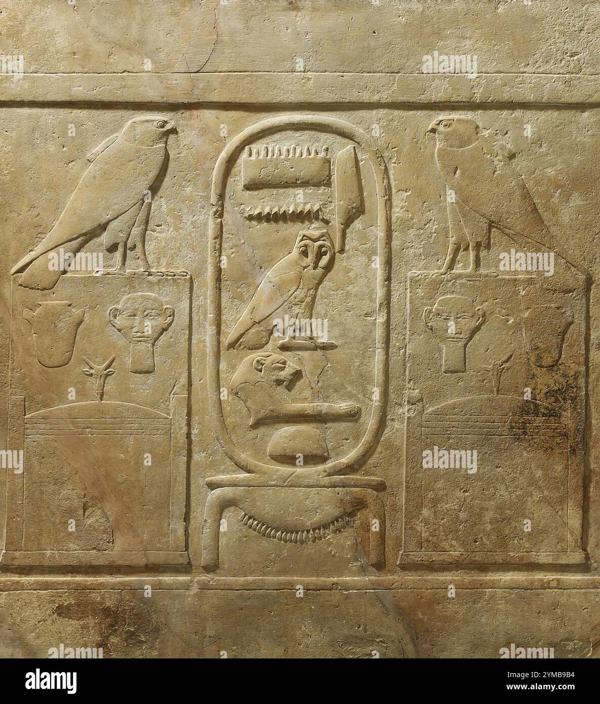 6295. Cartiglio recante il nome di pharao Amenemhat III Foto Stock