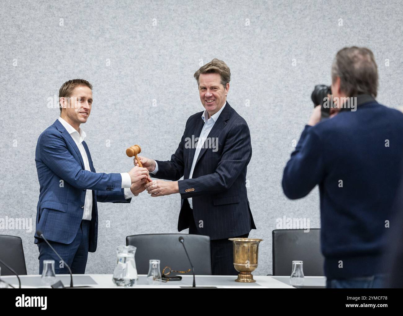 L'AIA - 21/11/2024, Michiel van Nispen (SP) è stato eletto presidente della commissione temporanea per i diritti fondamentali e la revisione costituzionale. ANP REMKO DE WAAL paesi bassi - uscita belgio Foto Stock