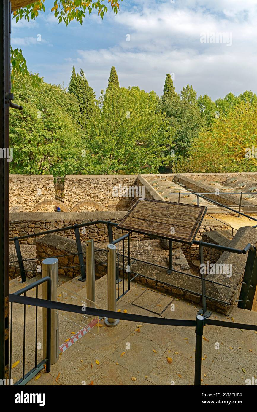 Arabische Bäder, Baños Árabes Yacimiento Arqueológico Foto Stock