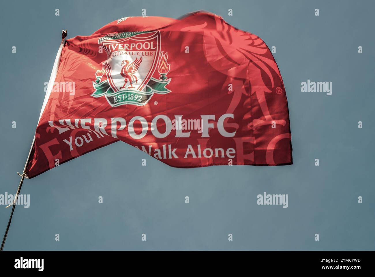 Liverpool FC Non camminerai mai da solo 5x3 ft Bandiera Liverpool FC Non camminerai mai da solo 5x3 ft Bandiera