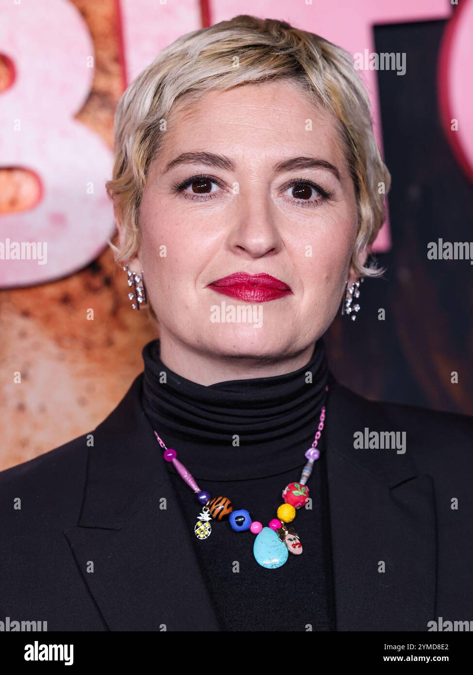 HOLLYWOOD, LOS ANGELES, CALIFORNIA, USA - 20 NOVEMBRE: Marielle Heller arriva alla premiere di Los Angeles di "Nightbitch" della Searchlight Pictures, tenutasi presso l'Academy of Motion Picture Arts Sciences - Linwood Dunn Theater il 20 novembre 2024 a Hollywood, Los Angeles, California, Stati Uniti. (Foto di Xavier Collin/Image Press Agency) Foto Stock