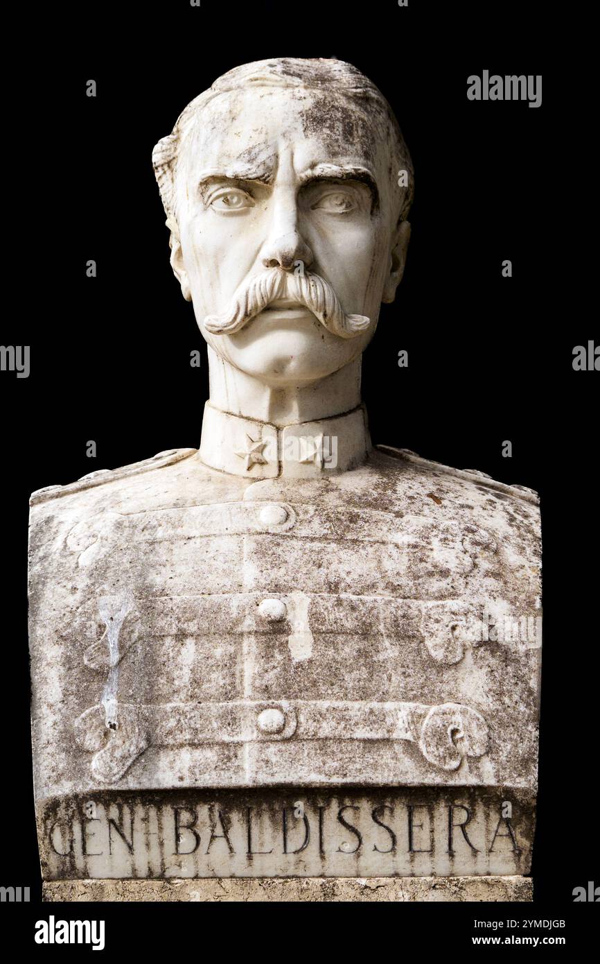 Antonio Baldissera (1838 – 1917) – generale italiano, leader delle truppe italiane in Eritrea nel 1888 Foto Stock