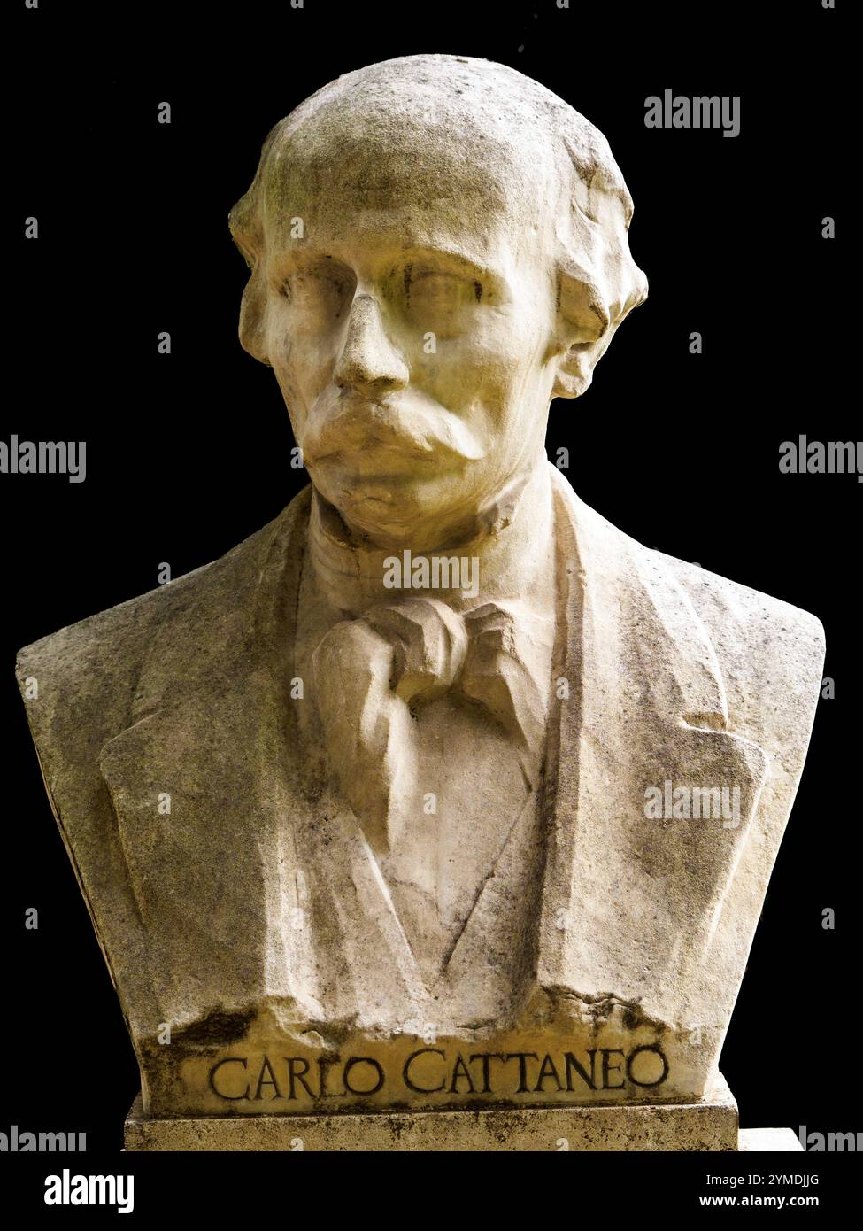 Carlo Cattaneo (1801 – 1869) - patriota, filosofo, politico, politologo, linguista e scrittore italiano, esponente del pensiero repubblicano federalista Foto Stock