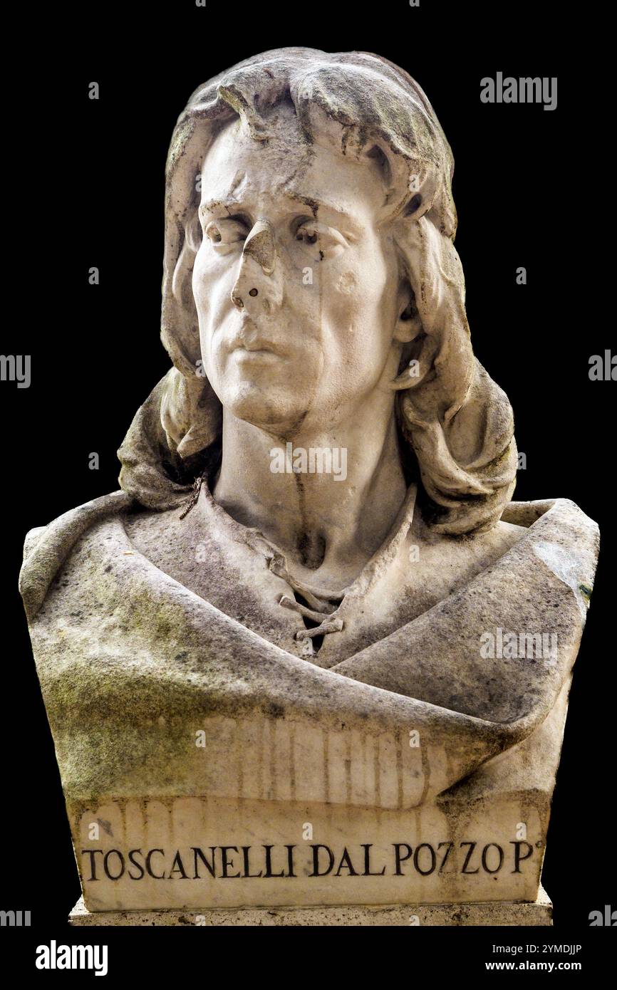 Paolo dal Pozzo Toscanelli (1397 – 1482) è stato un matematico, astronomo e cartografo italiano Foto Stock