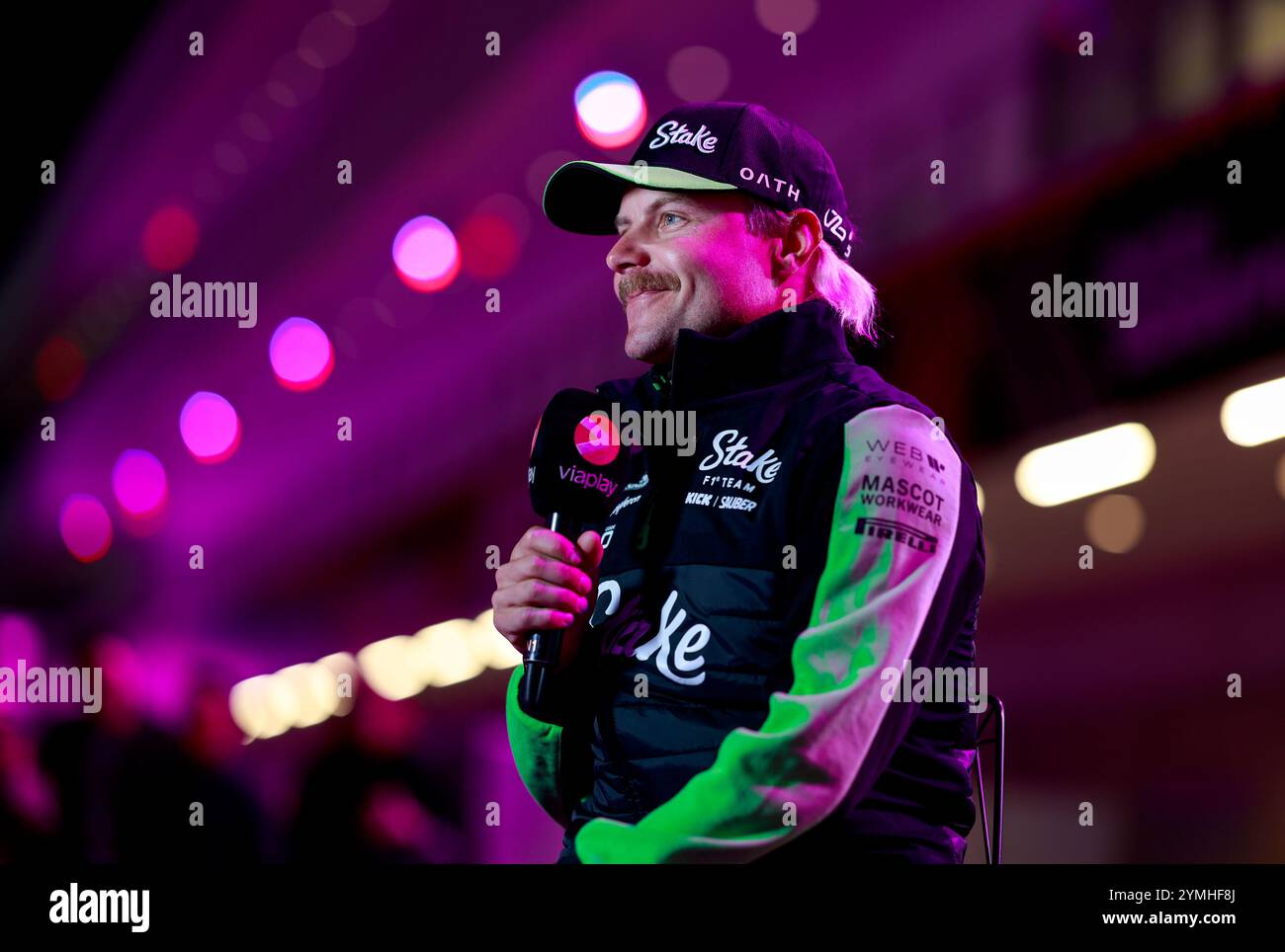 Durante la Formula 1 Heineken Silver Las Vegas Grand Prix 2024, 22° round del Campionato del mondo di Formula 1 2024 dal 21 al 23 novembre 2024 sul Las Vegas Strip Circuit, a Las Vegas, Stati Uniti d'America Foto Stock