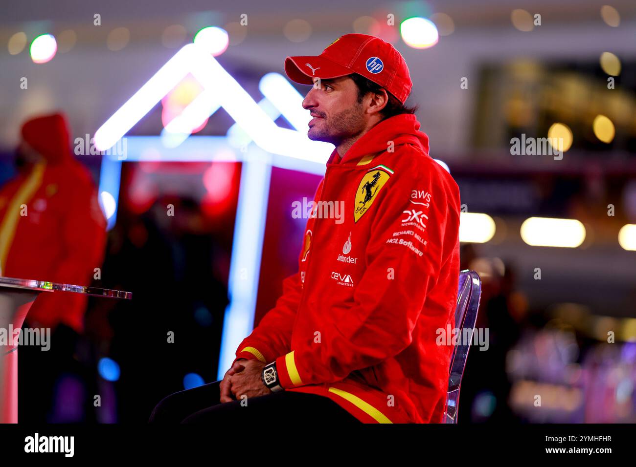 Durante la Formula 1 Heineken Silver Las Vegas Grand Prix 2024, 22° round del Campionato del mondo di Formula 1 2024 dal 21 al 23 novembre 2024 sul Las Vegas Strip Circuit, a Las Vegas, Stati Uniti d'America Foto Stock