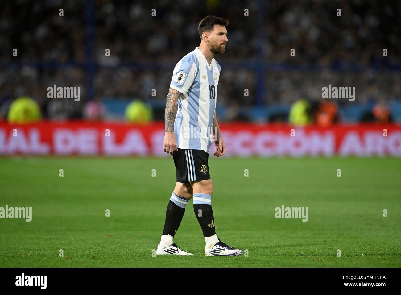 BUENOS AIRES, ARGENTINA - 19 NOVEMBRE: Lionel messi dell'Argentina durante la partita di qualificazione della Coppa del mondo FIFA 2026 sudamericana tra Argentina e Foto Stock