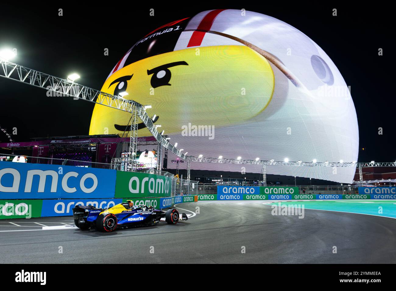 Durante la Formula 1 Heineken Silver Las Vegas Grand Prix 2024, 22° round del Campionato del mondo di Formula 1 2024 dal 21 al 23 novembre 2024 sul Las Vegas Strip Circuit, a Las Vegas, Stati Uniti d'America Foto Stock
