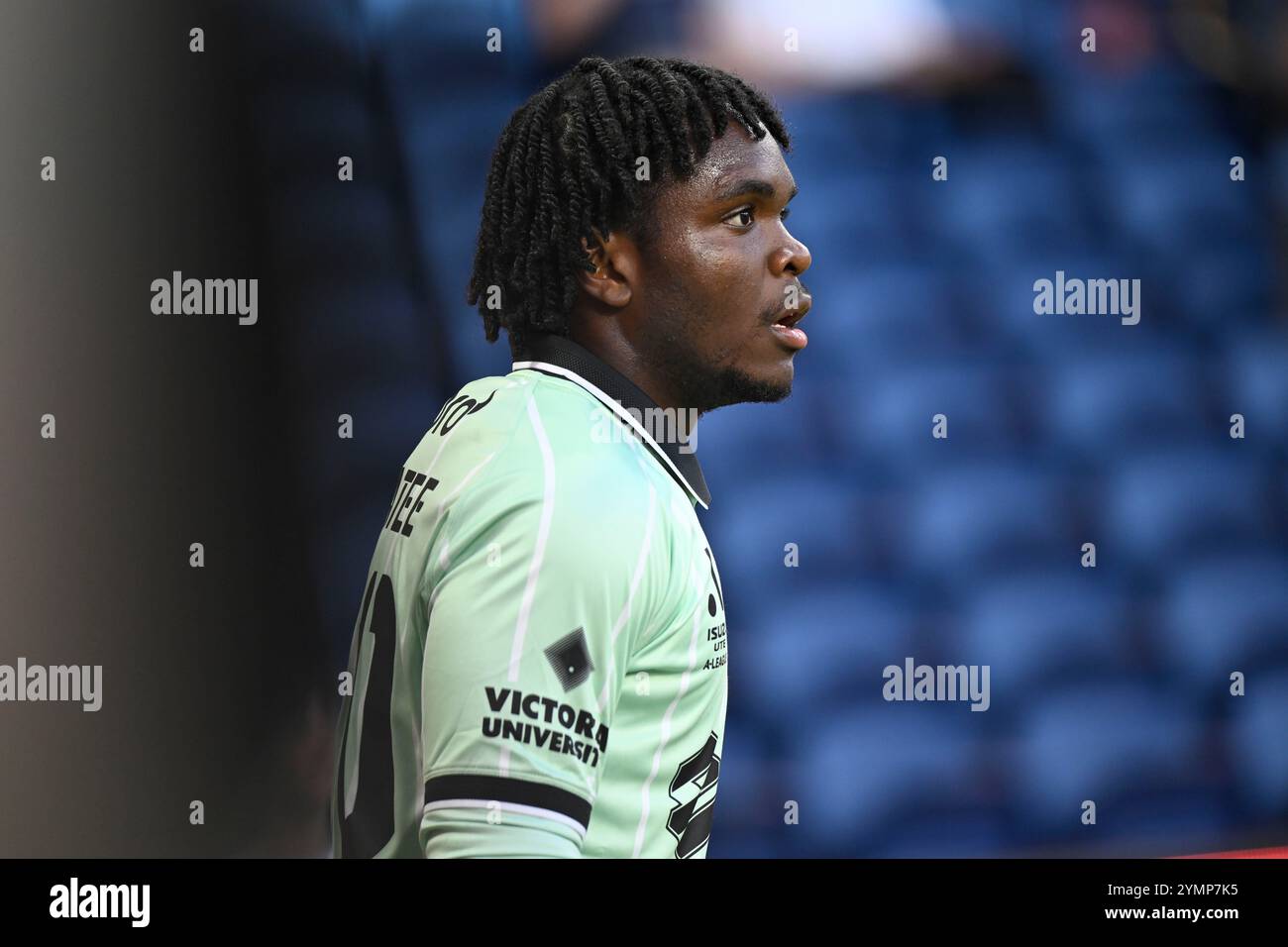 22 novembre 2024; Allianz Stadium, Sydney, NSW, Australia: A-League Football, Perth Glory contro Western United; Abel Walatee of Western United Foto Stock