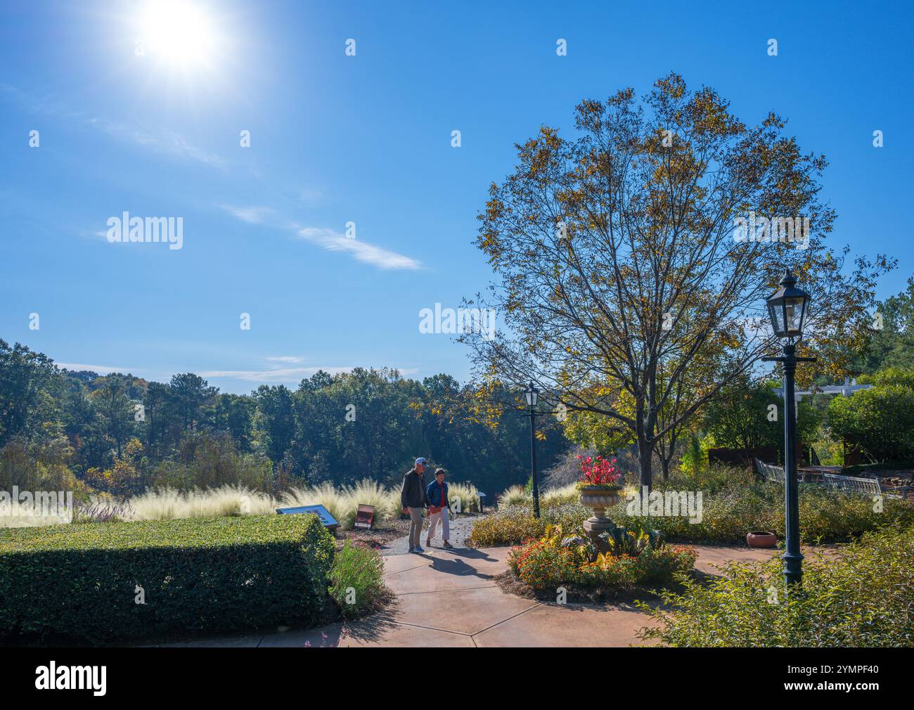 Giardino botanico di stato della Georgia, Athens, Georgia, Stati Uniti Foto Stock