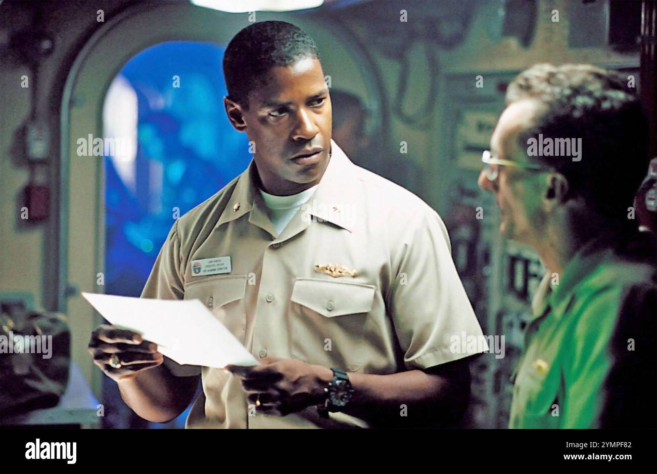 CRIMSON TIDE 1995 Buena Vista Distribution film con Denzel Washington nel ruolo del tenente comandante Ronald 'Ron' Hunter, Executive Officer Foto Stock