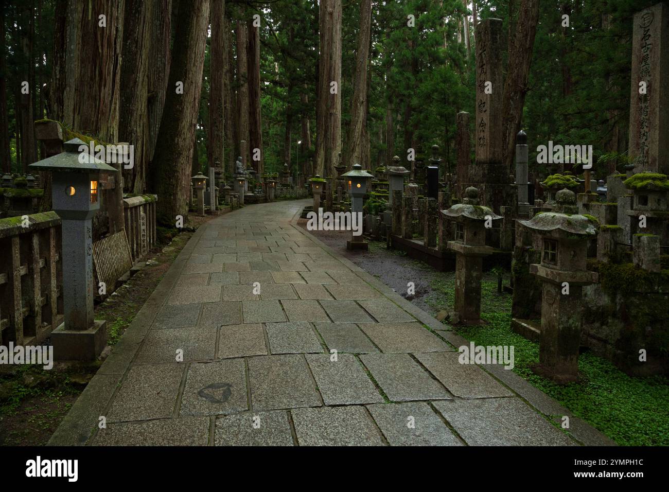 Cimitero Odo-in a Koyasan Giappone Foto Stock