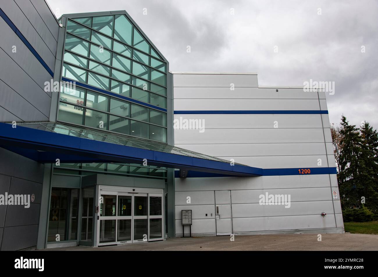 Oshawa Executive Airport su Airport Boulevard a Oshawa, Ontario, Canada Foto Stock