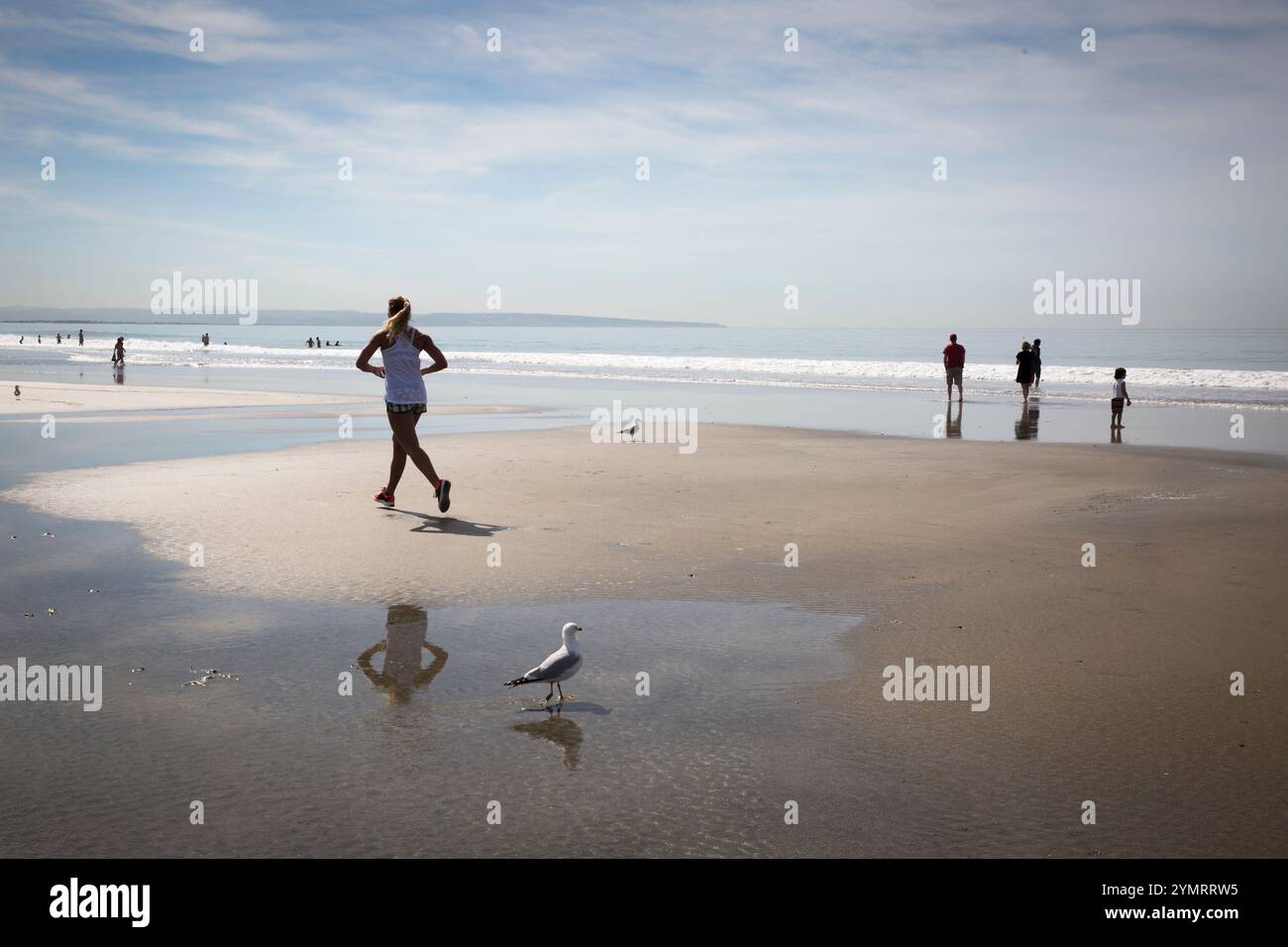 Coronado Beach a San Diego. Foto Stock