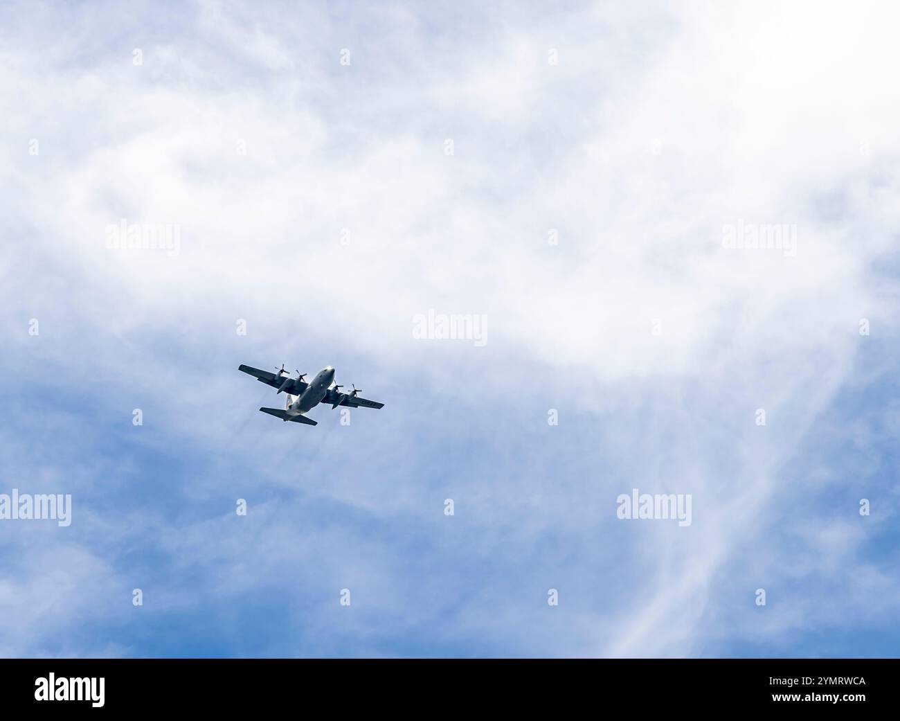 aereo della guardia aerea del connecticut che sorvola manhattan Foto Stock