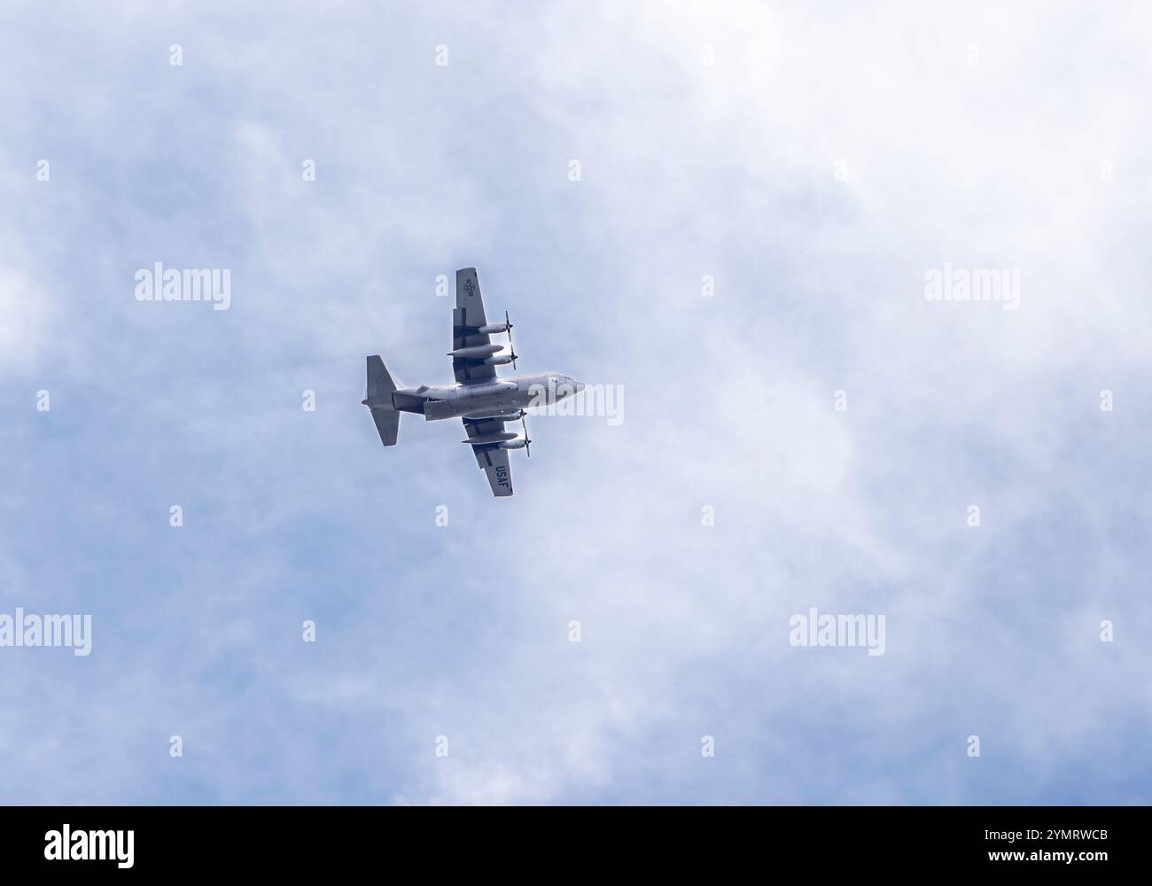 aereo della guardia aerea del connecticut che sorvola manhattan Foto Stock
