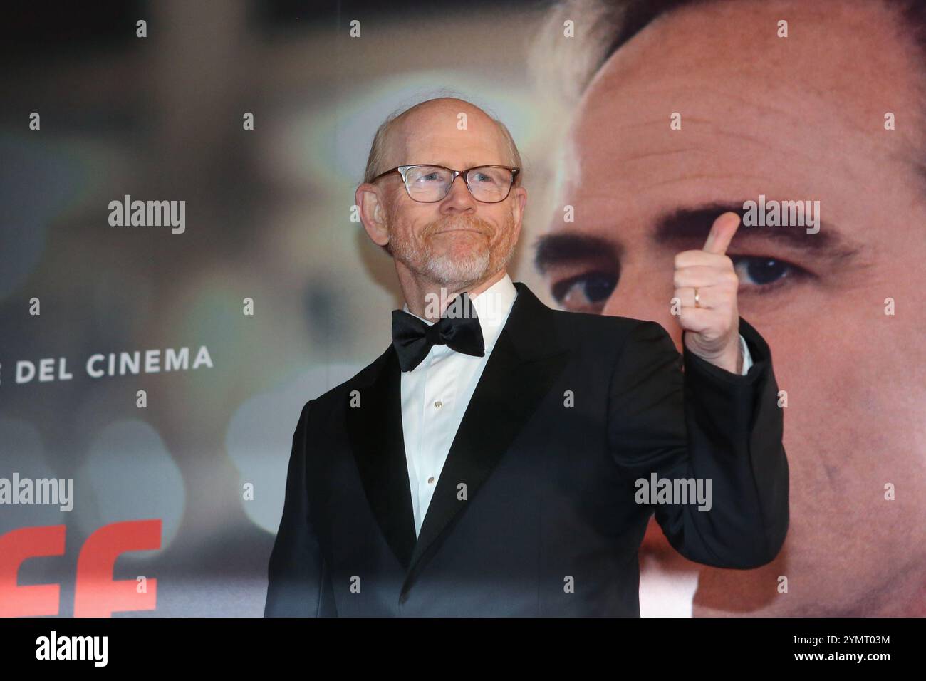 Torino, Italia. 22 novembre 2024. Ron Howard partecipa al Red carpet della cerimonia di apertura del 42° Torino Film Festival al Teatro Regio di Torino. Credito: SOPA Images Limited/Alamy Live News Foto Stock
