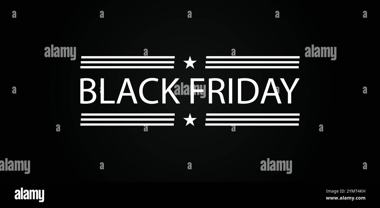 Black Friday Madness preparati con il nostro esclusivo banner Illustrazione Vettoriale