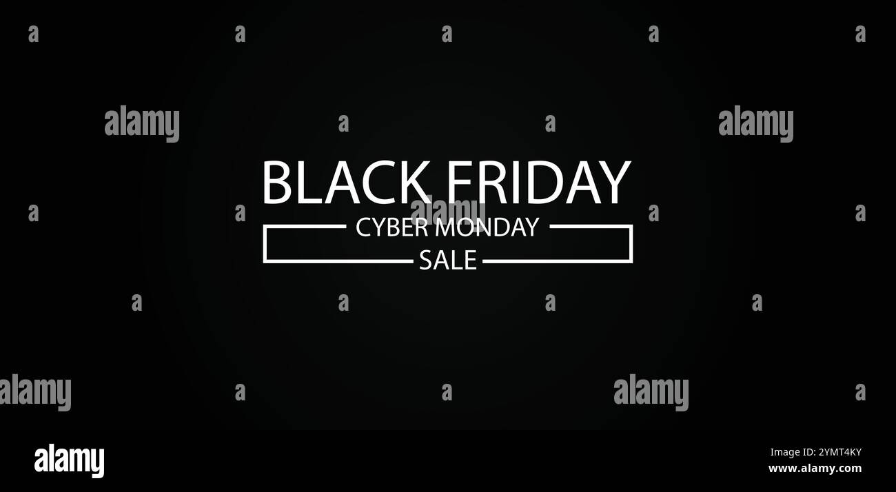 Black Friday Madness preparati con il nostro esclusivo banner Illustrazione Vettoriale