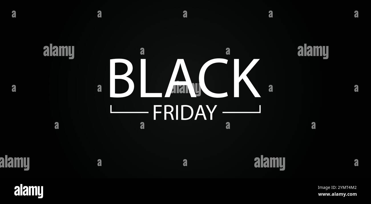 Black Friday Madness preparati con il nostro esclusivo banner Illustrazione Vettoriale
