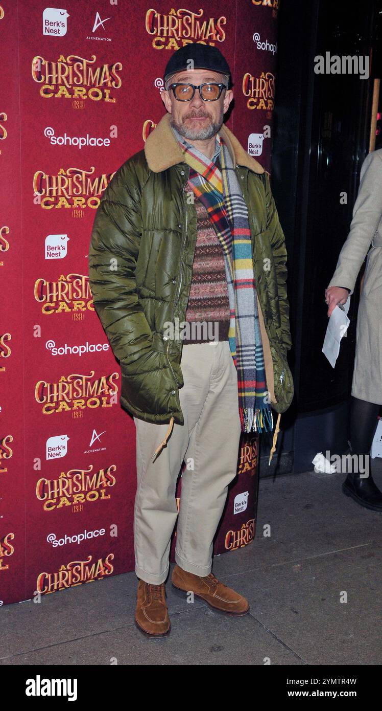 Londra, Regno Unito. 21 novembre 2024. Martin Freeman alla serata stampa di 'A Christmas Carol-ish', @sohoplace, Soho Place, giovedì 21 novembre 2024 a Londra, Inghilterra, Regno Unito. CAP/CAN © CAN/Capital Pictures credito: Capital Pictures/Alamy Live News Foto Stock