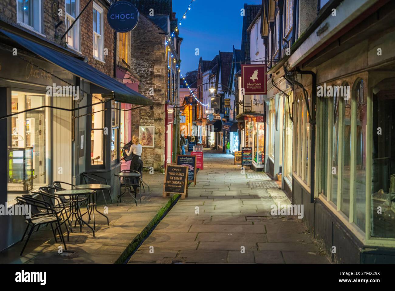 Cheap Street a Frome Foto Stock