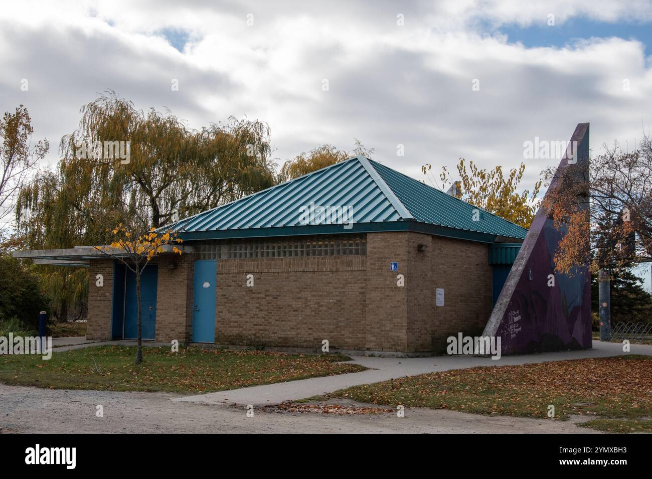 Bagni presso Bluffer's Park Beach a Scarborough, Toronto, Ontario, Canada Foto Stock