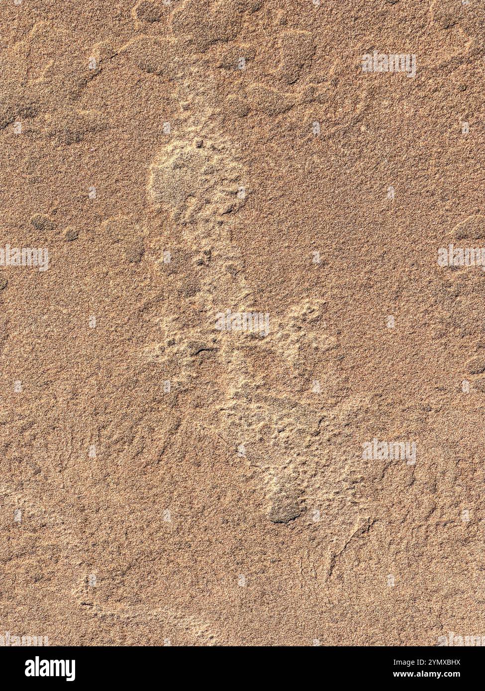 La mappa al Rock Art Ranch, Winslow, Arizona, Stati Uniti - Immagine stock catturata con smartphone