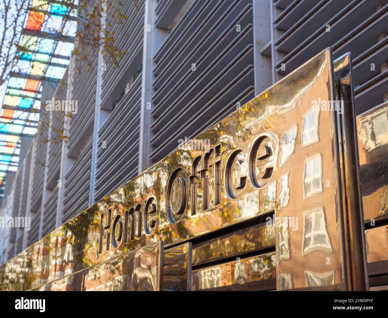 L'edificio Home Office in Marsham Street, Westminster, Londra, Regno Unito Foto Stock