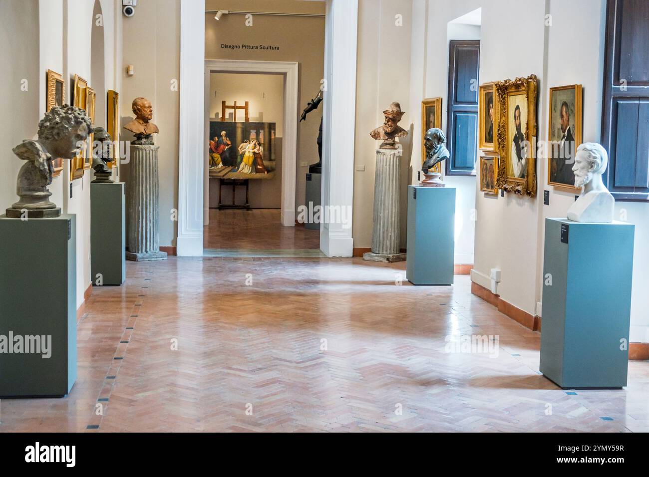 Napoli, Centro storico, via Vincenzo Bellini, Museo dell'Accademia di Belle Arti di Napoli, Museo dell'Accademia di Belle Arti di Napoli Foto Stock