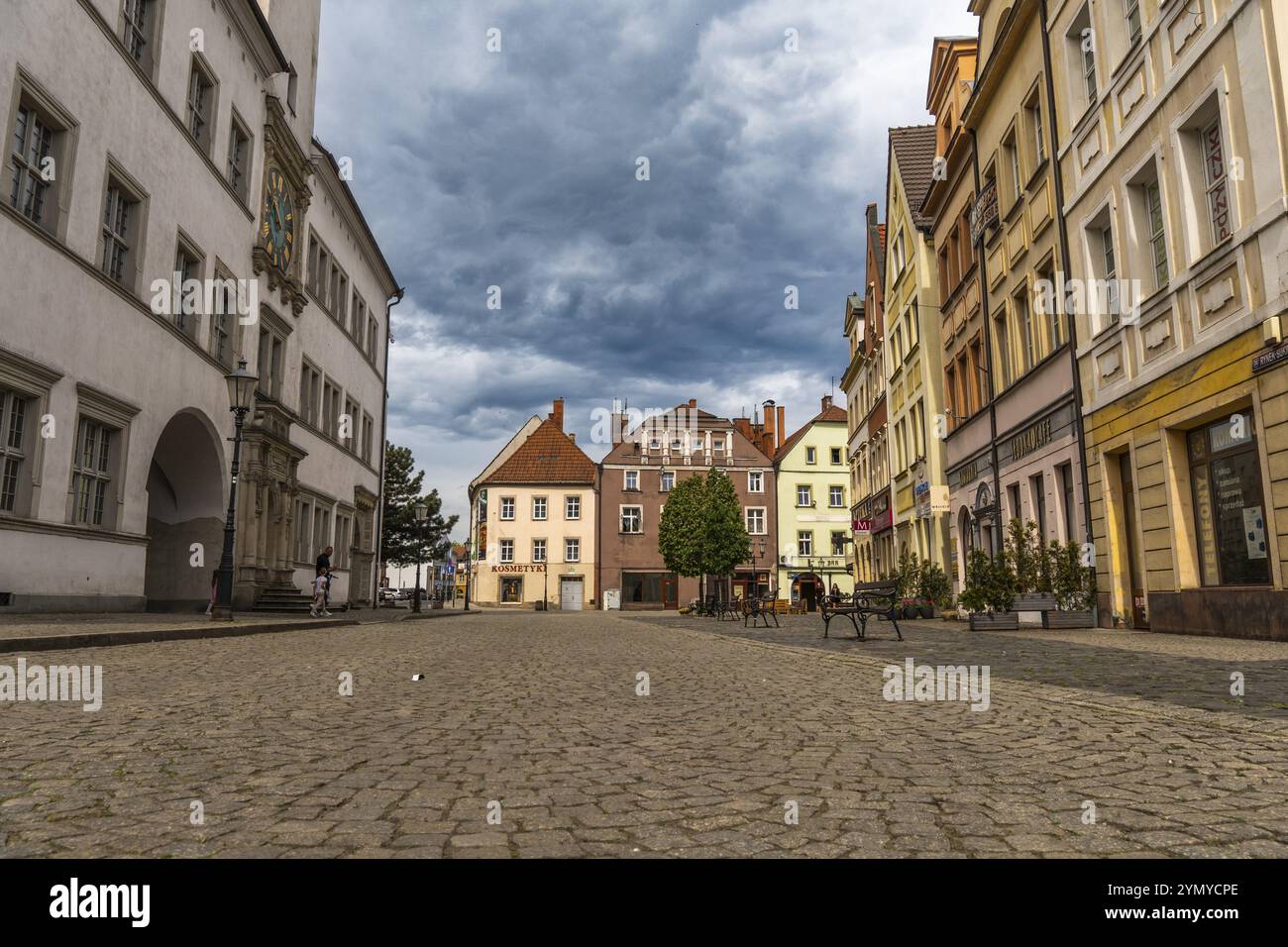 Impressioni da Luban, una città della Polonia 2 Foto Stock
