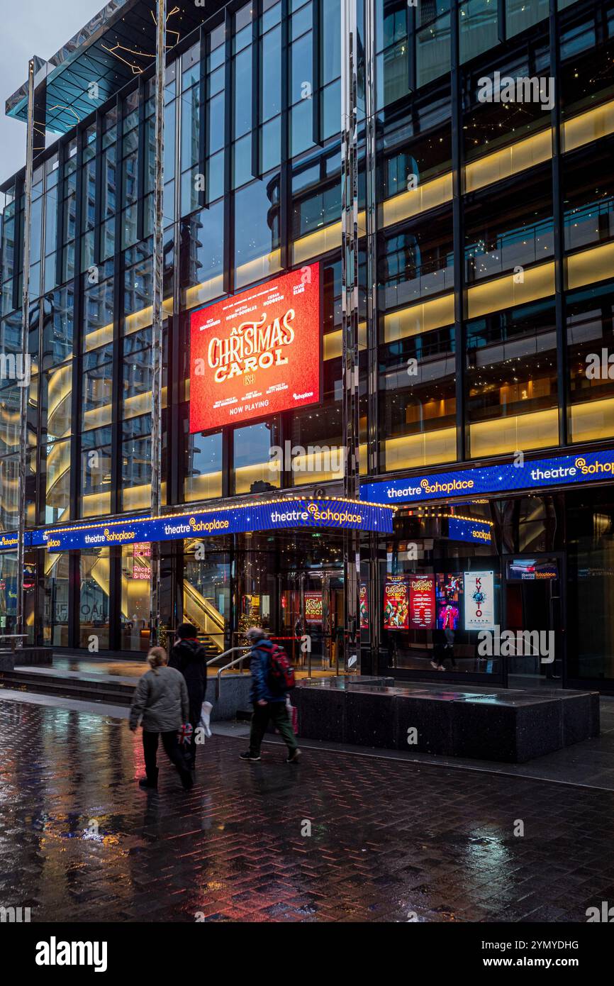@Soholplace Soho Place Theatre London - nuovissimo teatro di 40.000 metri quadrati, a 5 piani, apertura nel 2022. Architetto Simon Allford. Foto Stock