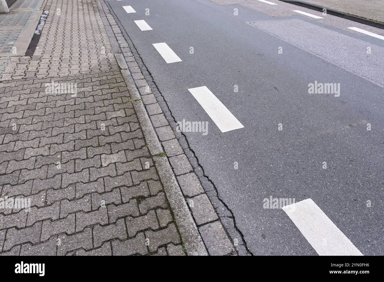 Niente traffico sulla strada Foto Stock