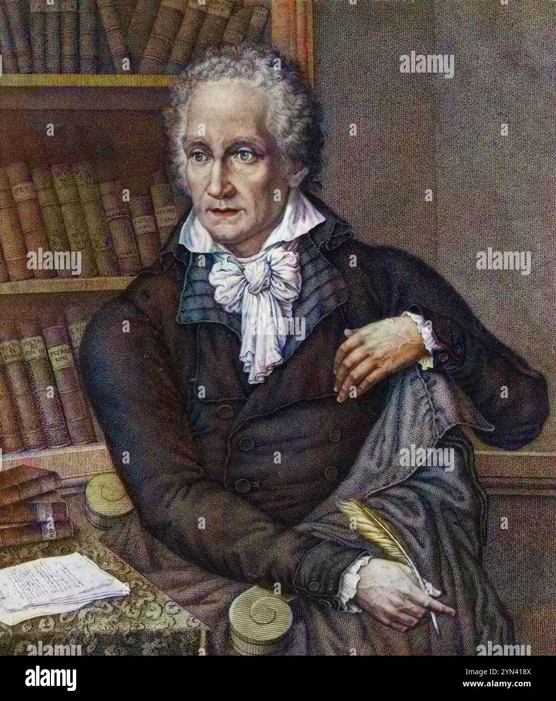 Ritratto di Vittorio Alfieri (1749-1803), poeta e drammaturgo italiano Foto Stock