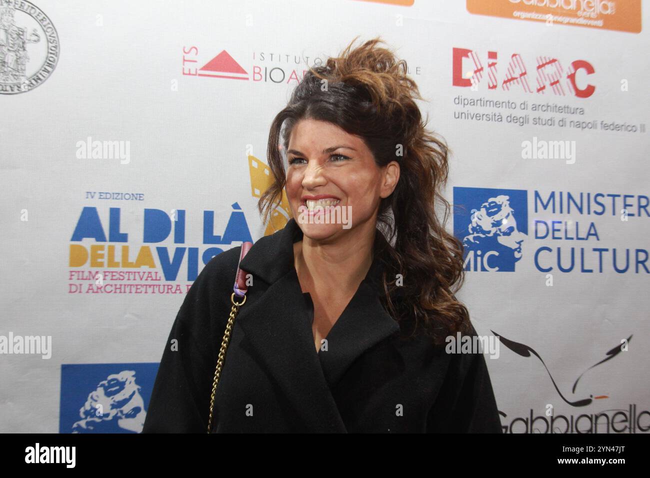 23 novembre 2024, Afragola, Campania/Napoli, Italia: Maddalena Stornaiuolo all'Afragola Film Festival edizione 2024 Red carpet e photocall. (Credit Image: © Salvatore Esposito/Pacific Press via ZUMA Press Wire) SOLO PER USO EDITORIALE! Non per USO commerciale! Foto Stock