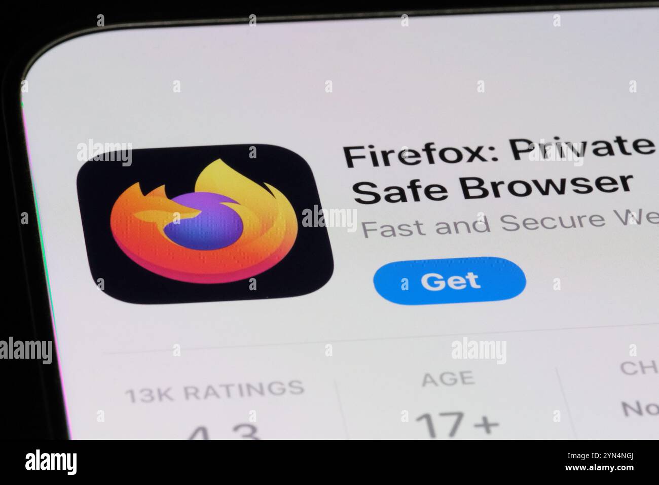 Icona dell'app del browser Web Mozilla Firefox Foto Stock