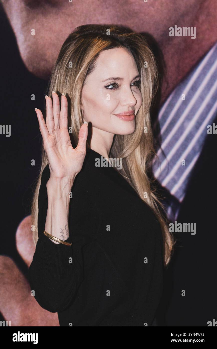 42 Torino Film Festival. Red Carpet per la consegna della Stella della Mole ad Angelina Jolie presso Torino, Italia - domenica 24 novembre 2024 - Cronaca - foto Andrea Alfano / LaPresse 42 Torino Film Festival. Red Carpet per la consegna della Stella della Mola ad Angelina Jolie a Torino - domenica 24 novembre 2024 - News - Andrea Alfano / LaPresse Foto Stock