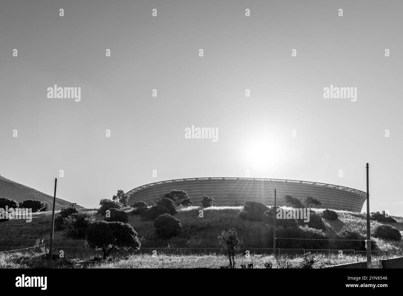 Stadio di città del Capo in una giornata di sole Foto Stock