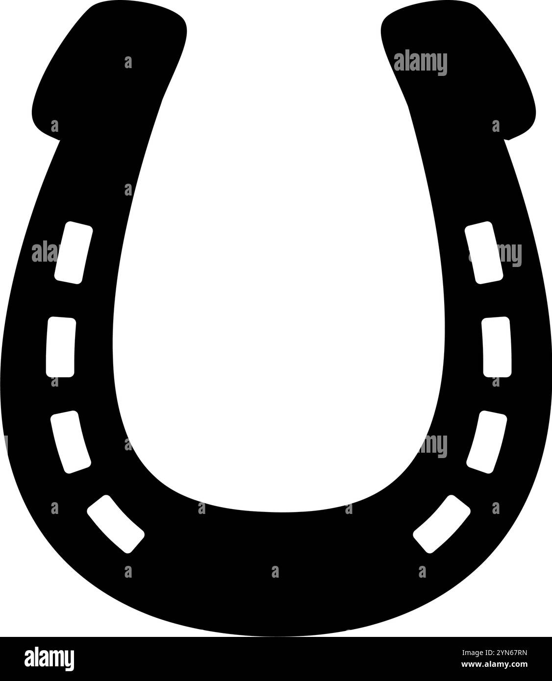 lucky horseshoe - icona vettoriale Illustrazione Vettoriale