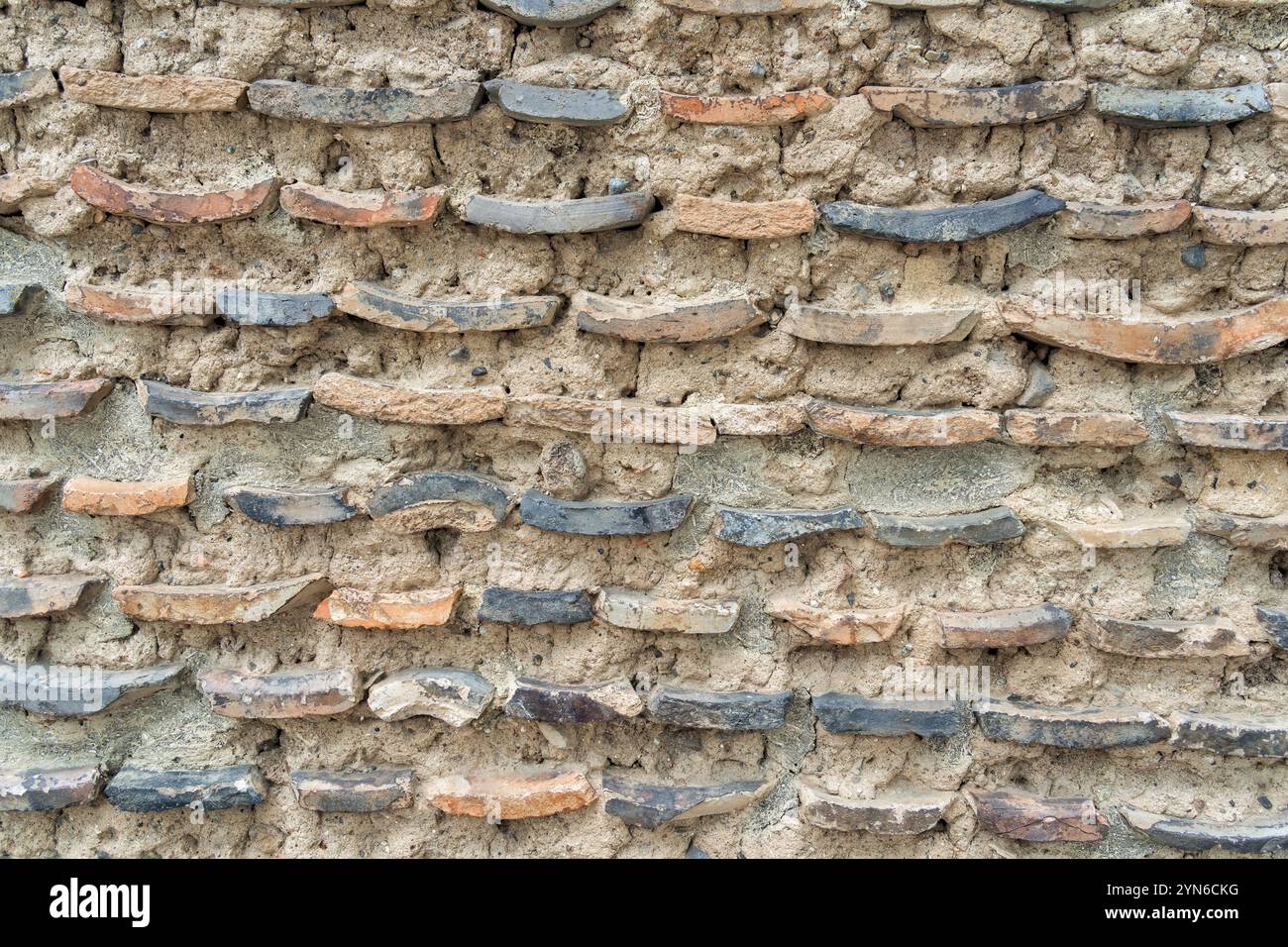 Tradizionale edificio giapponese a parete in argilla a Nara, in Giappone. Foto Stock