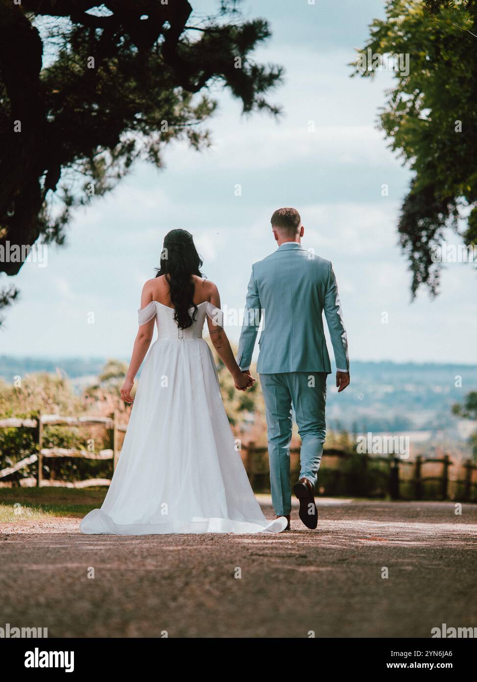 Giorno delle nozze Foto Stock
