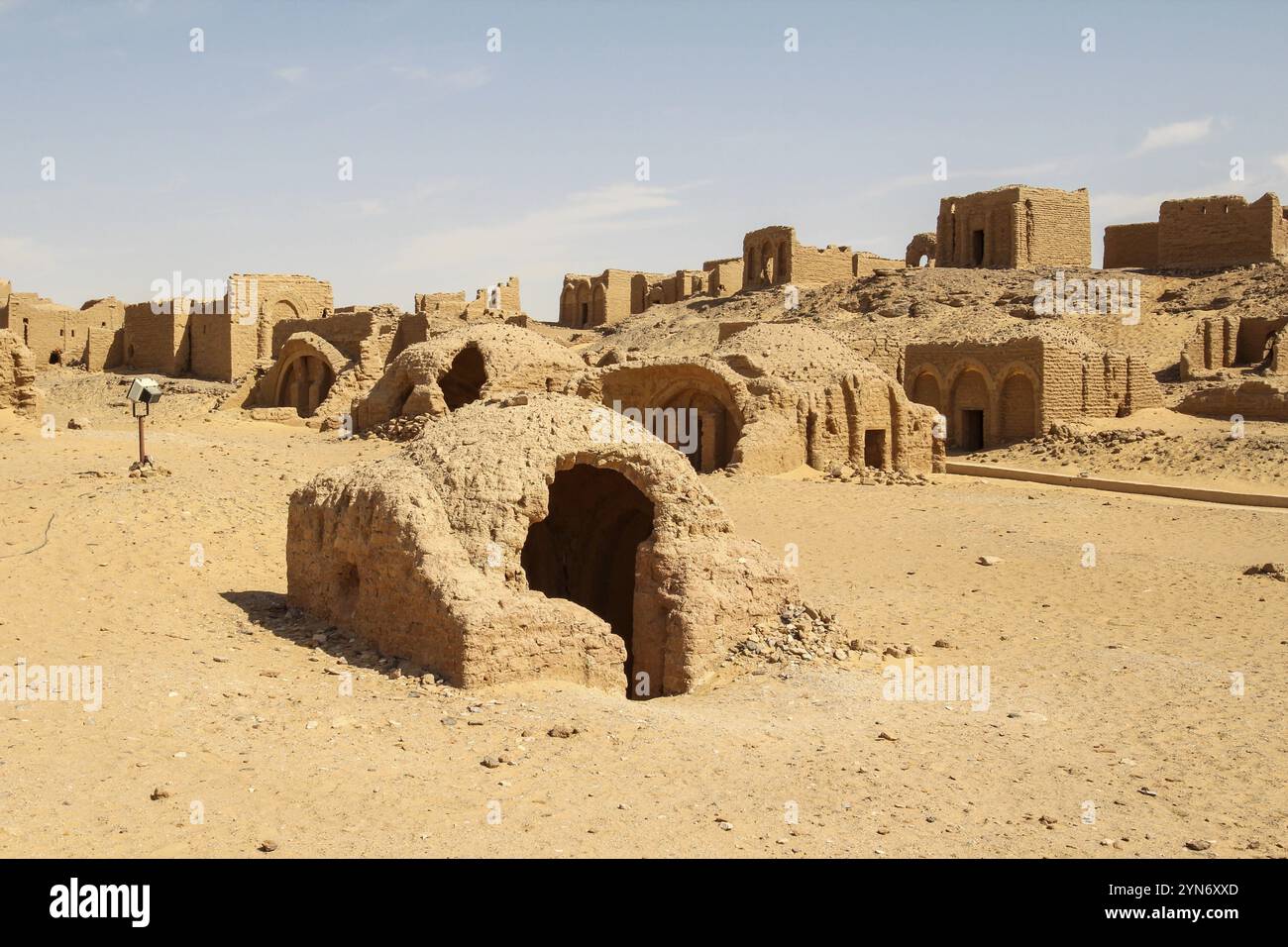 Antica necropoli cristiana di al Bagawat in Egitto Foto Stock