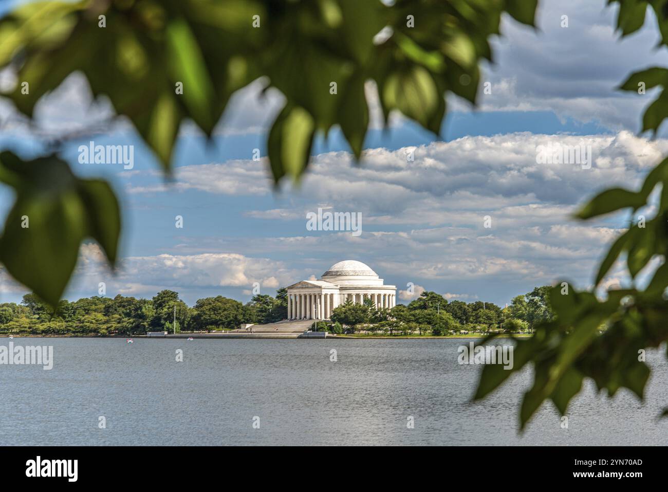 Thomas Jefferson Memorial a Washington DC, USA, Nord America Foto Stock