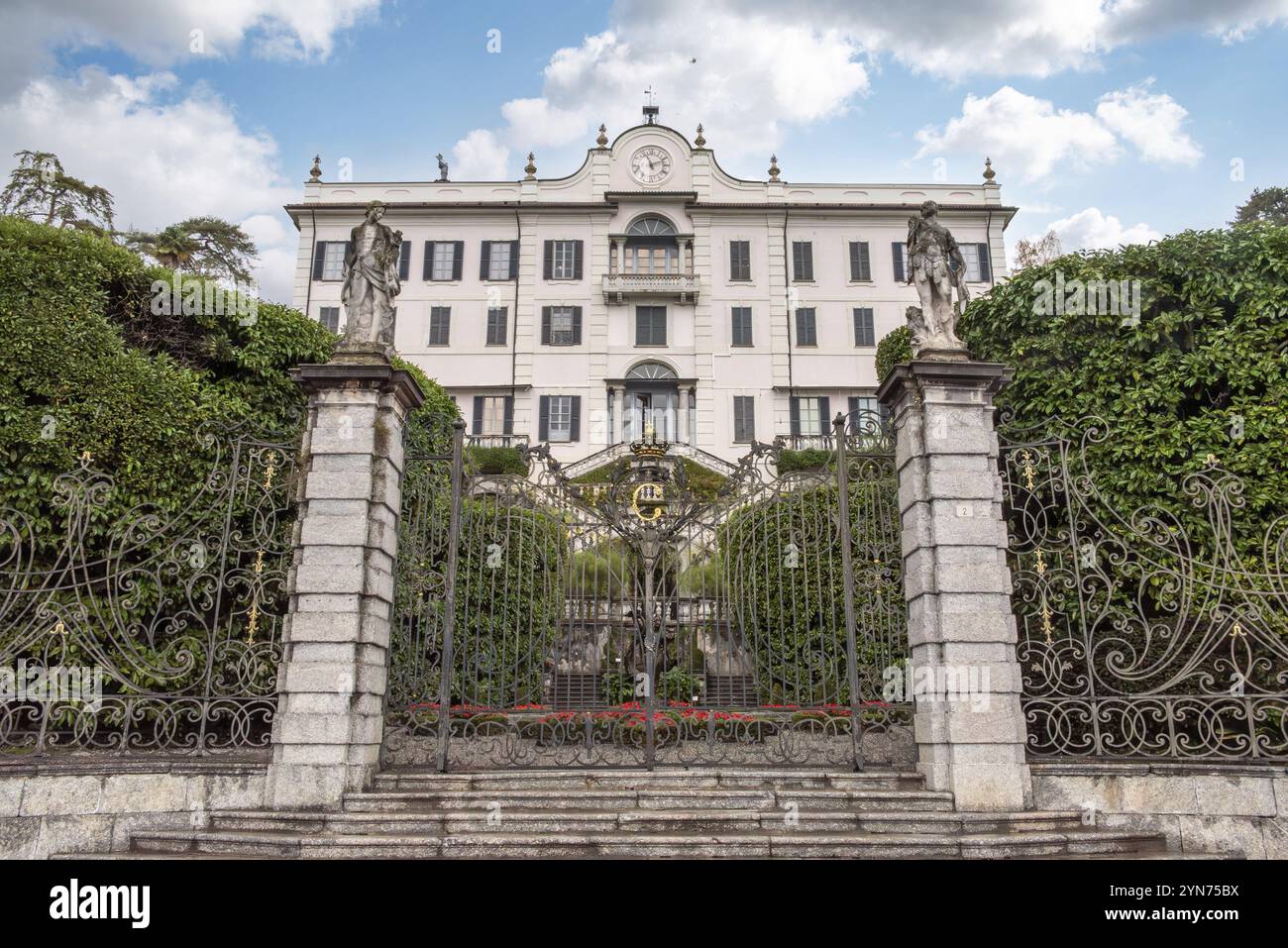 TREMEZZO, ITALIA, 02 OTTOBRE 2023, iconica villa Carlotta sul lago di Como, Italia, Europa Foto Stock