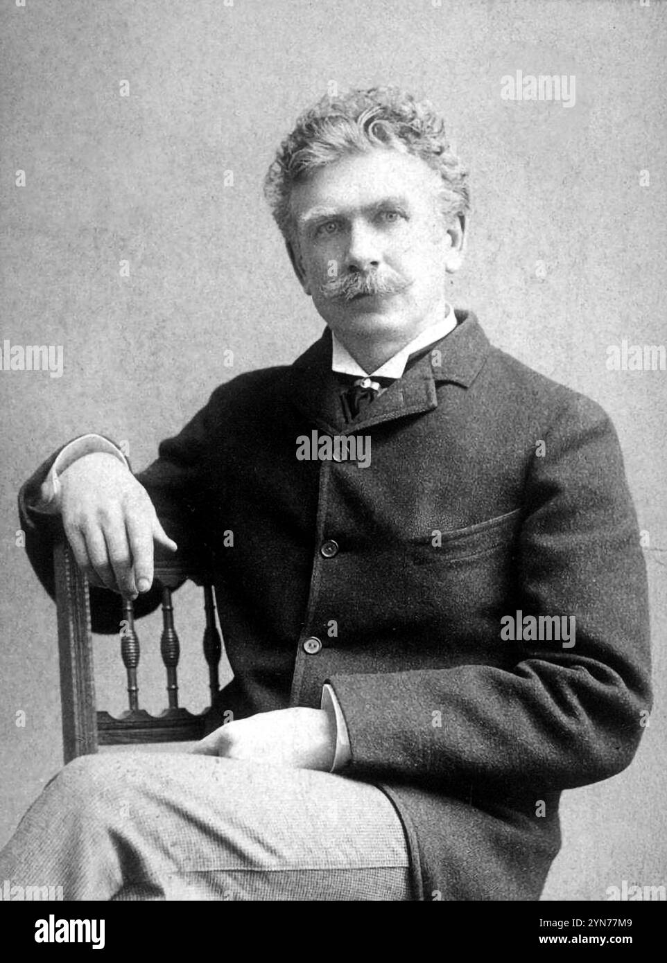 Ambrose Bierce, Ambrose Gwinnett Bierce (1842 – 1914) scrittore, giornalista e poeta statunitense. Foto Stock